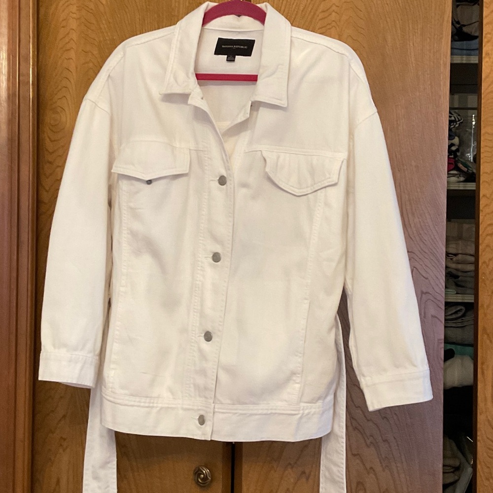 White jacket large new